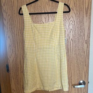 Old Navy Yellow Gingham Dress